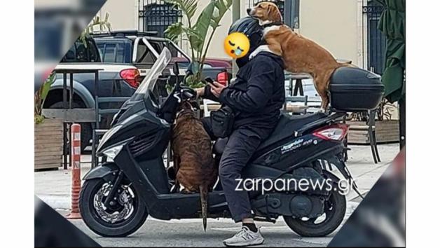 Χανιά: Τρικάβαλο και κινητό στο χέρι; Στην Ελλάδα γίνεται